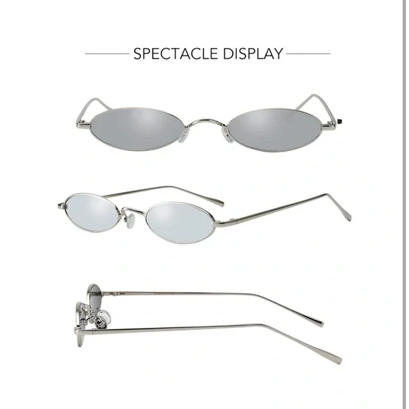 90s Small Oval Sunglasses - Picture 3 of 6
